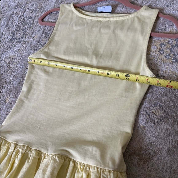 ASOS Bubble Hem Yellow Dress - Picture 8 of 9